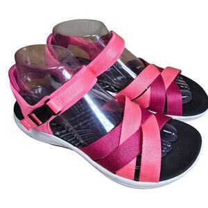 Clarks Cloudsteppers Sandals Mira Tide Pink Coral Size 8 Worn 1x
Beach Summer
